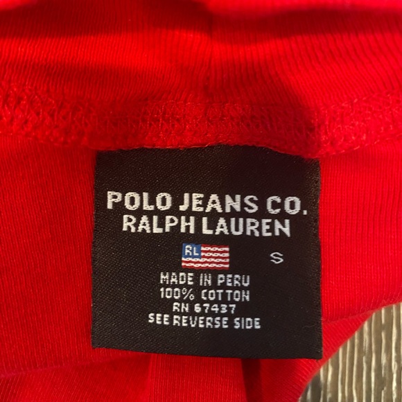 Red Polo Ralph Lauren mock neck long sleeve - Picture 3 of 3